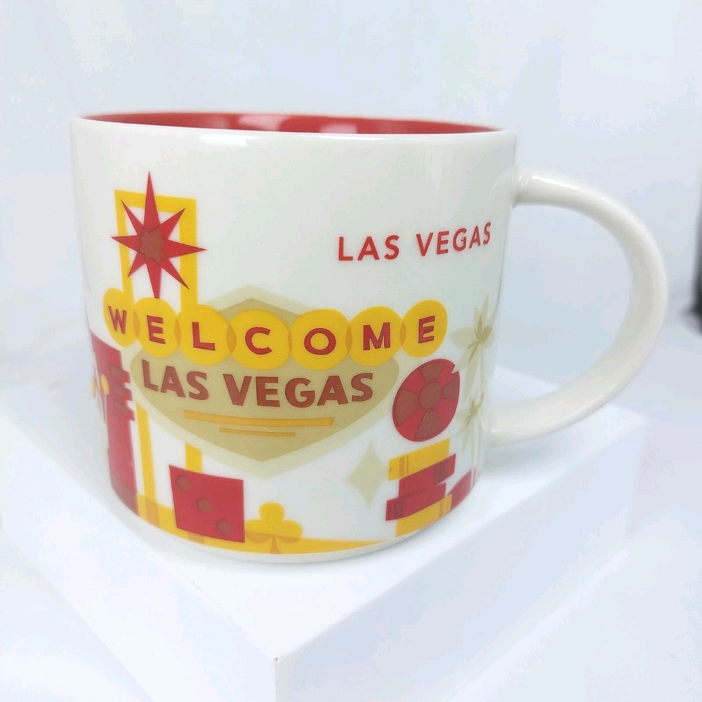 Starbucks 2013 You Are Here Collection LAS VEGAS Coffee Cup Mug 14‎ oz